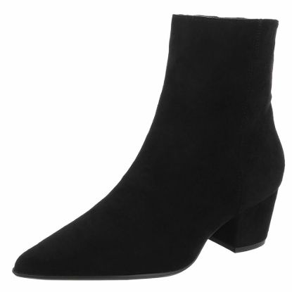 Imagem de Botins de Salto  Femininas -Preto