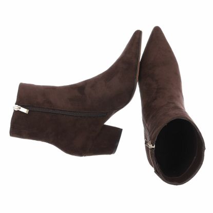 Imagem de Botins de Salto  Femininas - Castanho