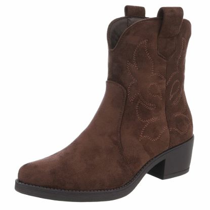 Imagem de Botim Western Femininas - Castanho