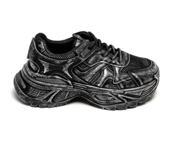 Picture of Lace-up sneaker, large sole, metal effect