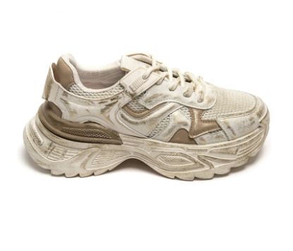 Picture of Lace-up sneaker, large sole, metal effect
