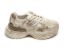 Billede af Lace-up sneaker, large sole, metal effect