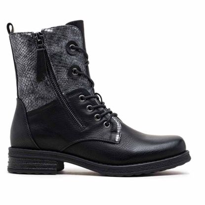 Picture of Ankle boot in a mix of materials