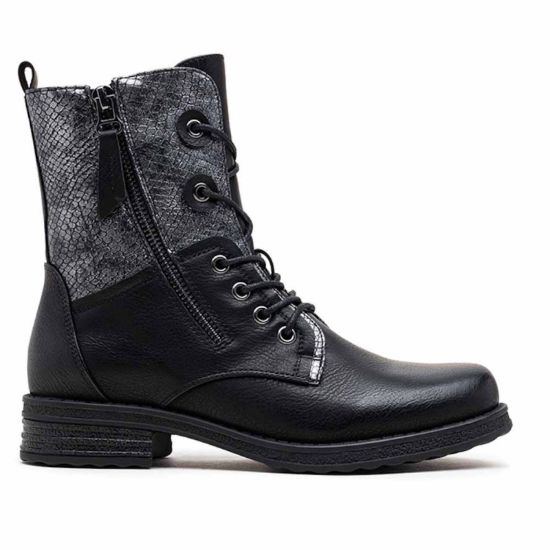 Picture of Ankle boot in a mix of materials