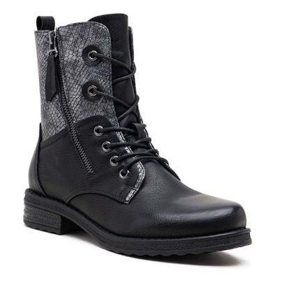 Picture of Ankle boot in a mix of materials