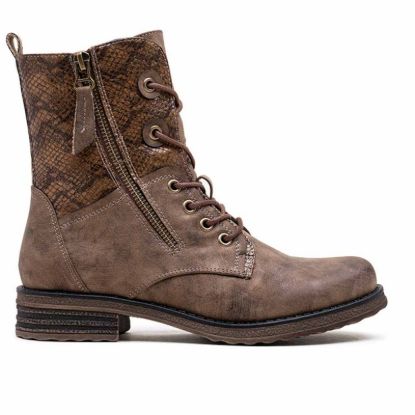 Picture of Ankle boot in a mix of materials