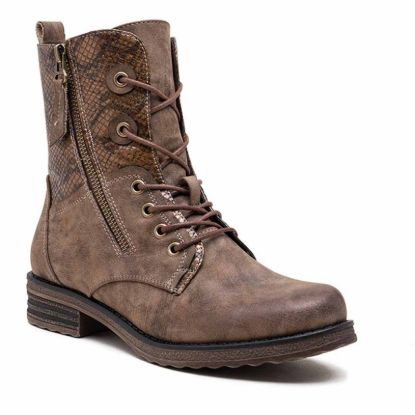 Picture of Ankle boot in a mix of materials