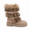 Picture of Ankle boot in a mix of materials