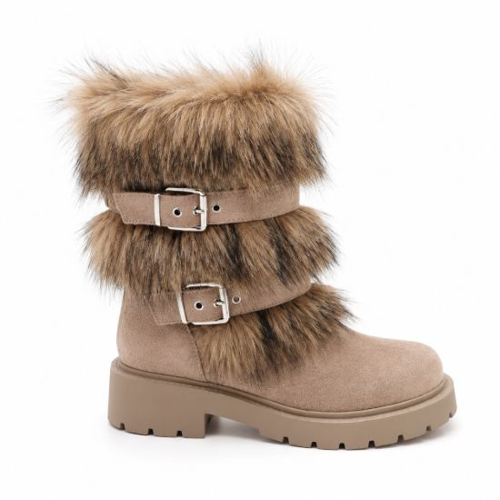 Picture of Ankle boot in a mix of materials