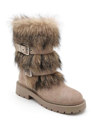 Picture of Ankle boot in a mix of materials