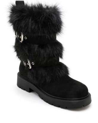 Picture of Ankle boot in a mix of materials