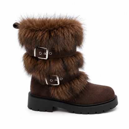 Picture of Ankle boot in a mix of materials