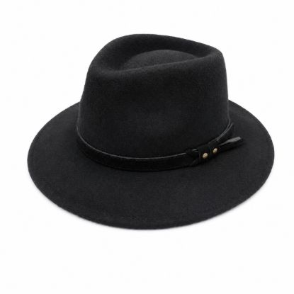 Picture of Hat in pure wool Waterproof Crushable with ribbon