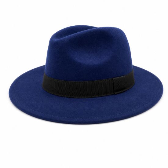 Picture of Italian fedora in classic cashmere-wool