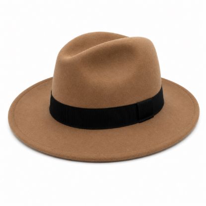 Picture of Italian fedora in classic cashmere-wool