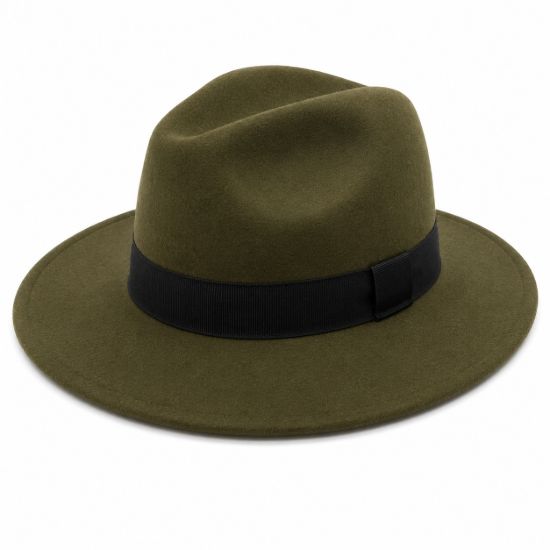 Picture of Italian fedora in classic cashmere-wool