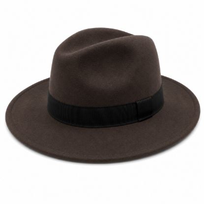 Picture of Italian fedora in classic cashmere-wool