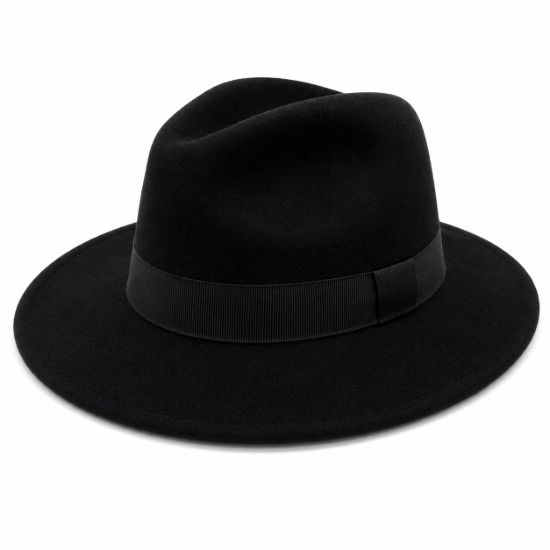 Picture of Italian fedora in classic cashmere-wool