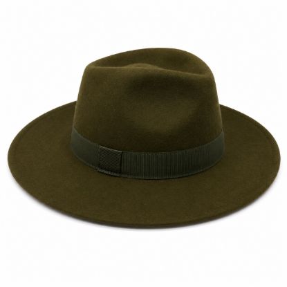 Picture of Hat with LARGE BORDERS in pure Wool
