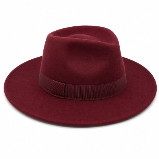 Picture of Hat with LARGE BORDERS in pure Wool
