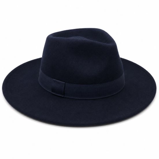 Picture of Hat with LARGE BORDERS in pure Wool