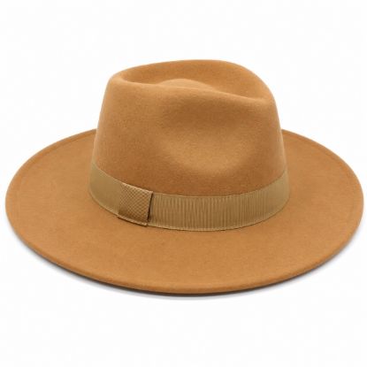 Picture of Hat with LARGE BORDERS in pure Wool