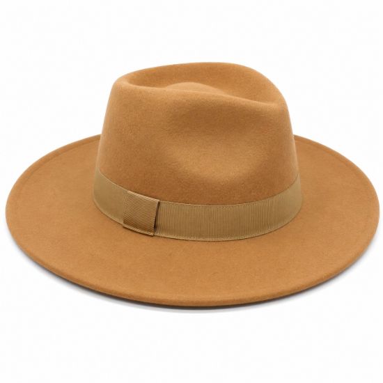 Picture of Hat with LARGE BORDERS in pure Wool