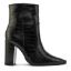 Faux leather ankle boot의 그림